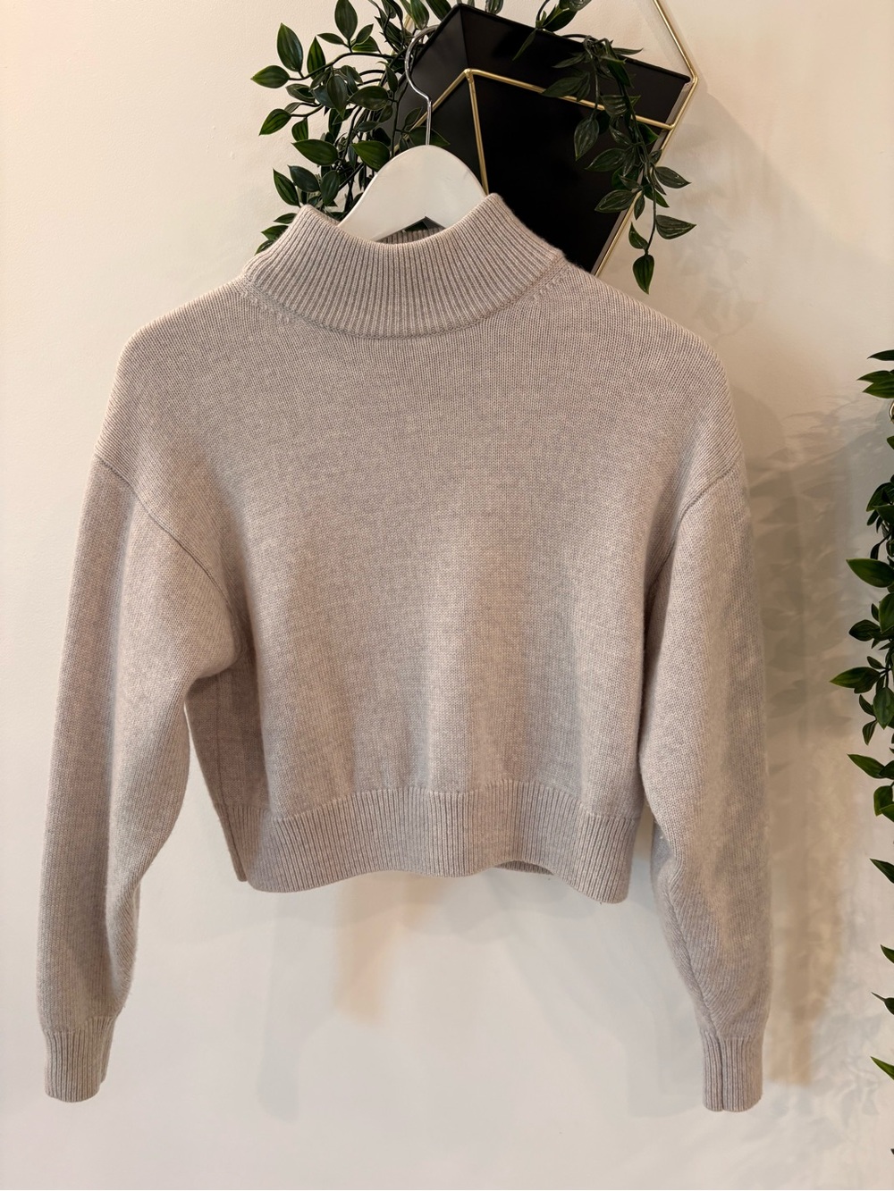 Wilfred 100% wool Cropped Turtleneck Sweater